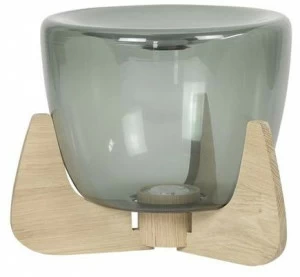 Hind Rabii Настольная светодиодная лампа из дерева и стекла Ice devotion