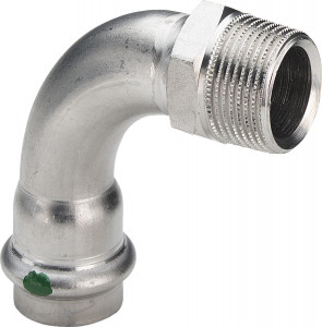 Viega Угольник переходной 90° Sanpress Inox 2314 (436964)