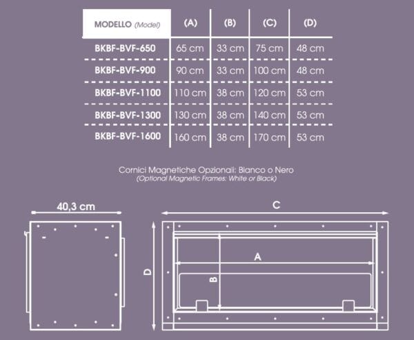 Встроенный камин с двойным фасадом из биоэтанола bioKamino Bkbf ARCH-00050173 - Вид №6