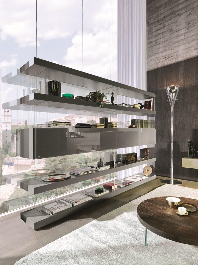 Lago Книжный шкаф с контейнерами Air sun-id-1459634 - Вид №4