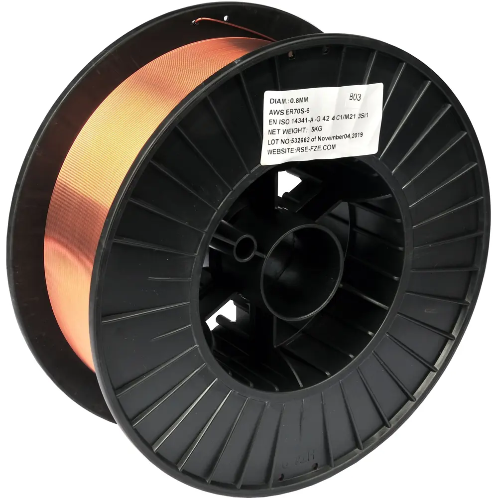 Проволока сварочная омедненная ER70S-6 RSE 0.8 мм 5 кг 89323151 STLM-2189664 