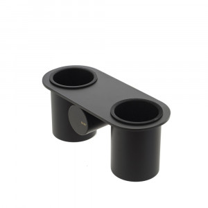 EVDT501EVER Life Design Полка из латуни с тумблерами - Dot DOT Непрозрачный черный