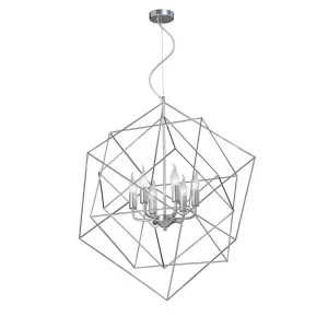 Подвесная люстра Vitaluce V4570-9/6S VITALUCE ДИЗАЙНЕРСКИЕ 328670 Хром