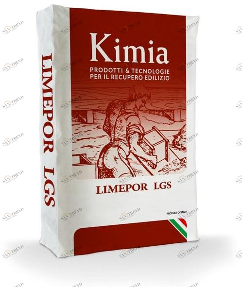 Kimia Натуральная гидравлическая известь, армированная волокном Limepor sun-id-1395672