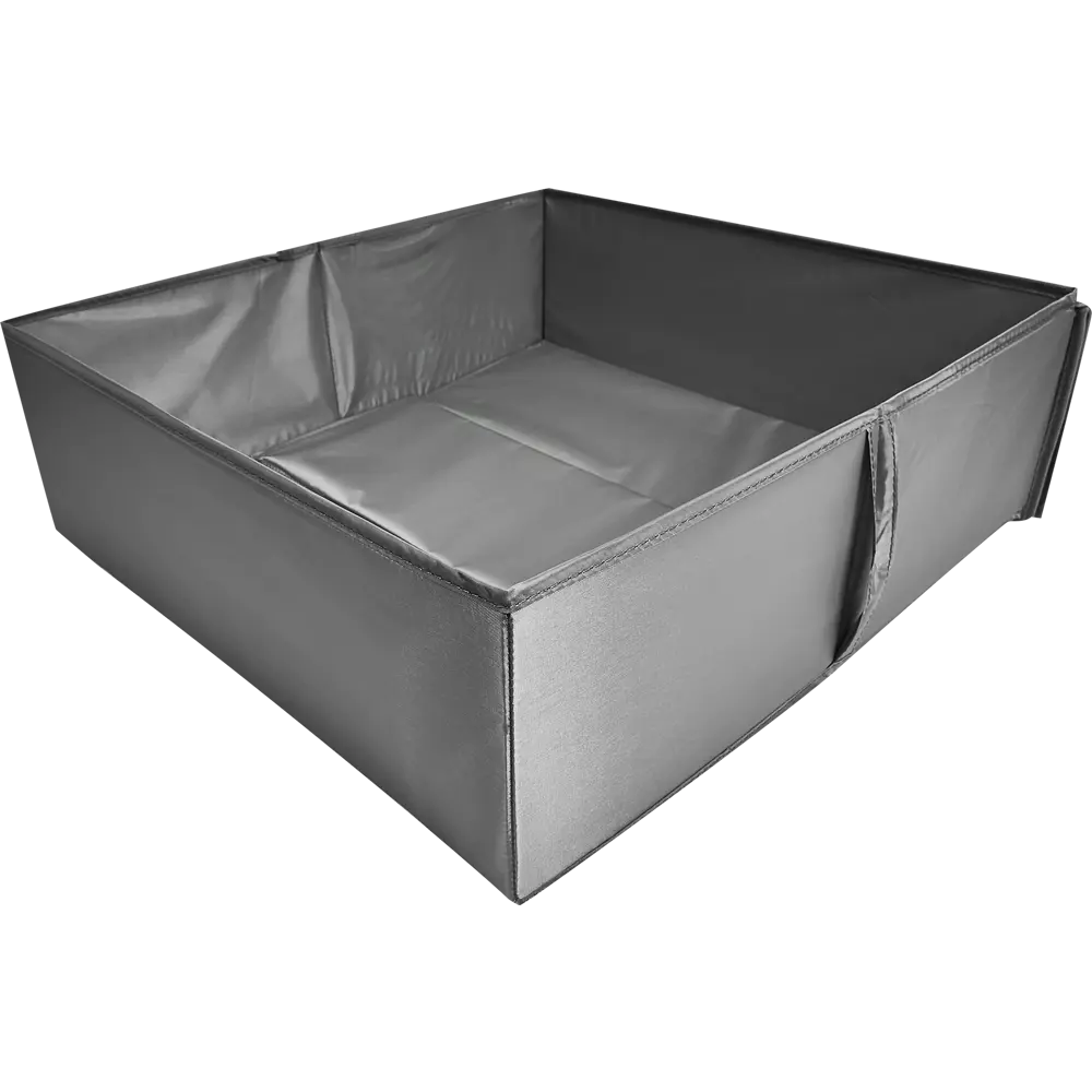 Santreyd — Складной короб для хранения с крышкой, серый 85817684 STLM-1093142 - Вид №3