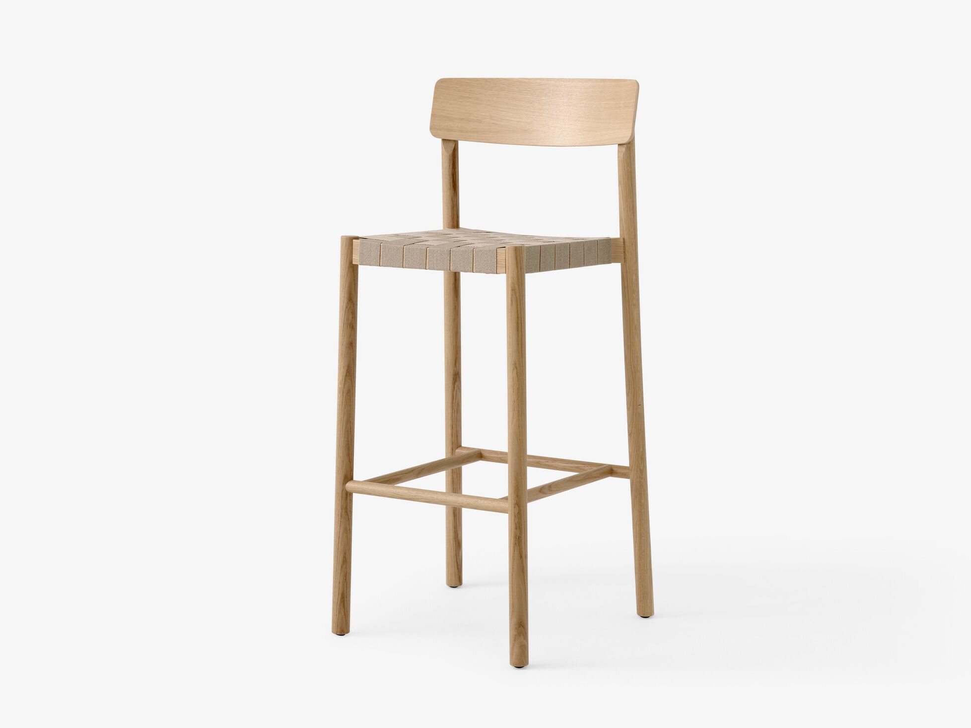 Барный стул из массива дерева с льняным сиденьем &Tradition Betty ARCH-00099790 - Вид №3