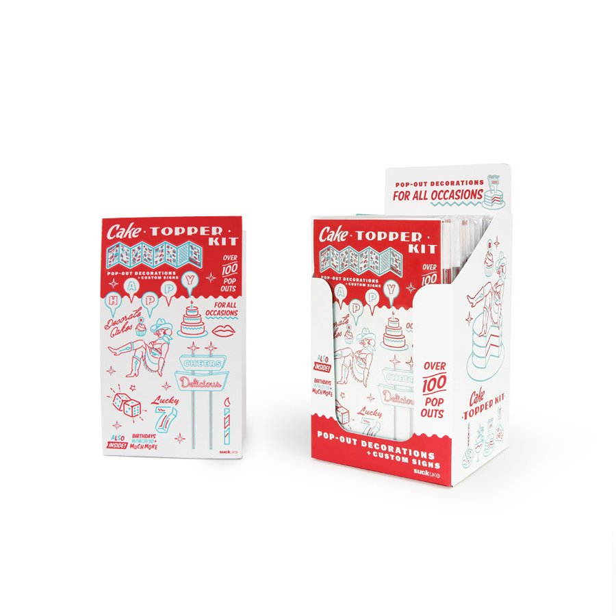 Украшения для торта Kit SUCK UK ДИЗАЙНЕРСКИЕ 00-3880627 Белый  - Вид №7