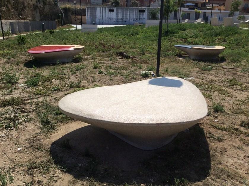 Manufatti Viscio Изогнутая скамья из реконструированного камня sun-id-1491143 - Вид №3