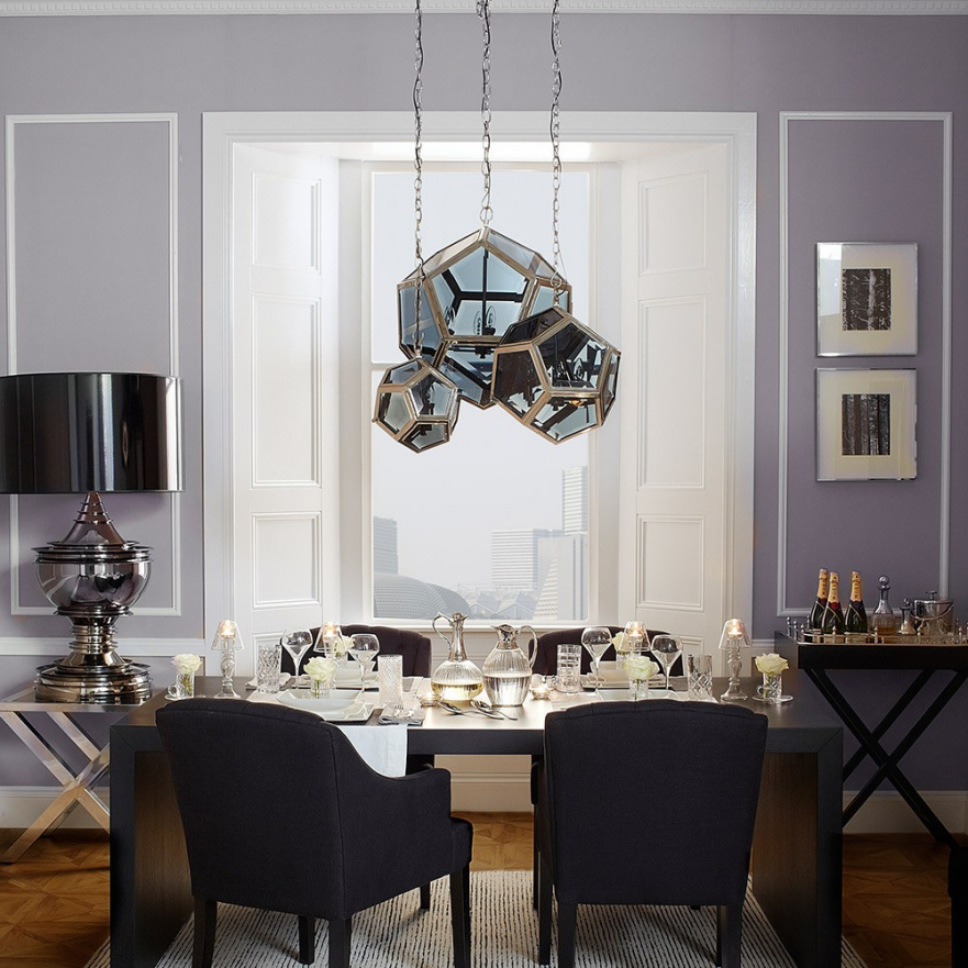 Фонарь Yorkshire L от Eichholtz темный 107959 EICHHOLTZ ДИЗАЙНЕРСКИЕ, EICHHOLTZ 060580 Прозрачный  - Вид №2