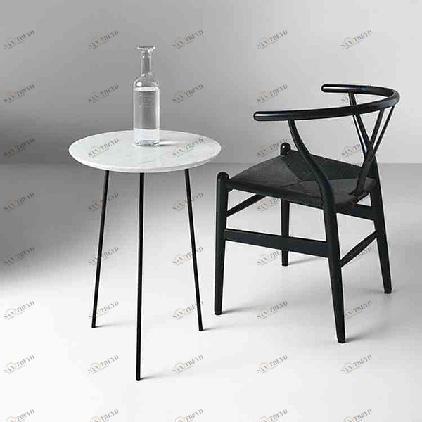 СТОЛИК КОФЕЙНЫЙ СТОЛИК С КАМЕННОЙ СТОЛЕШНИЦЕЙ ACE 45Х60 СМ Neutra Design AT45601