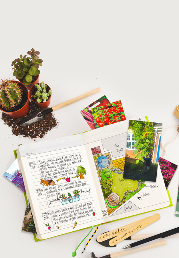 SK MYGARDEN1 Дневник садовода my gardening, зеленый Suck UK  - Вид №7