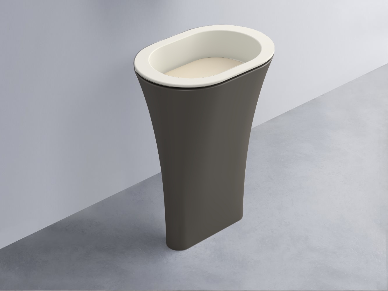 AMLA65-TL+AMPILO-LN+AMCOLO-FN Раковина Amedeo Ovale отдельностоящая cielo Enjoy + Amedeo Ceramica Cielo