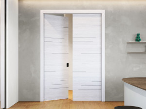 Деревянные распашные двери