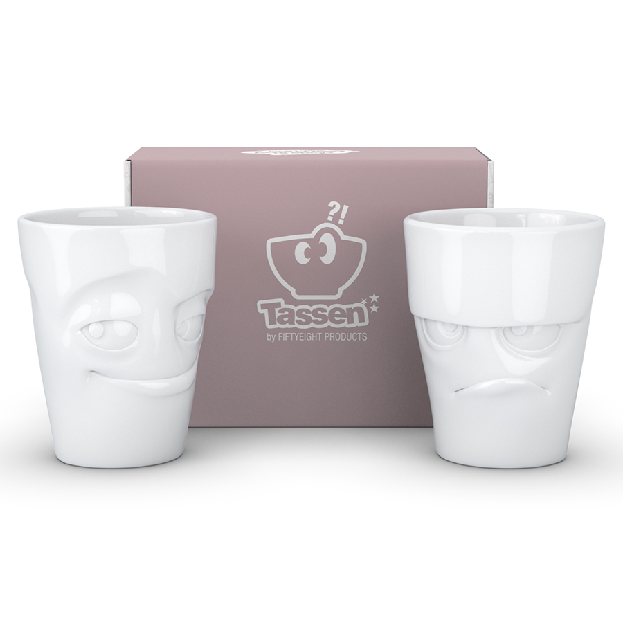 T01.27.01 Набор из 2 кружек tassen grumpy & impish 350 мл белый Tassen by FIFTYEIGHT PRODUCTS  - Вид №10