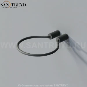 Agape BUCATINI Держатель для дозатора черный ABUC0179EB