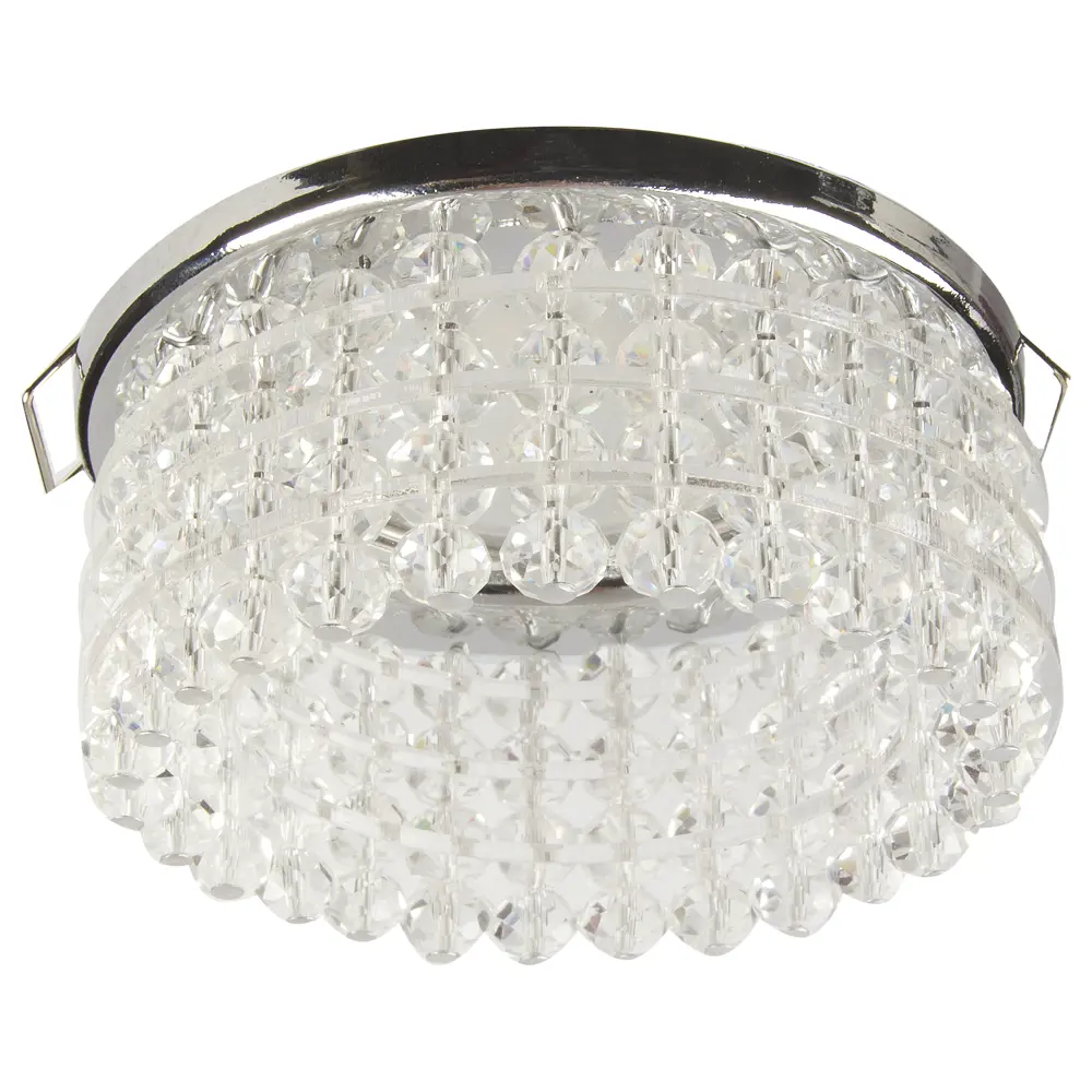 Спот встраиваемый Pearl round, цоколь GU5.3, 50 Вт, цвет хром 13397414 STLM-2096019 Santreyd 
