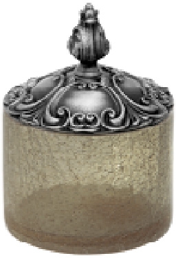 Баночка высокая MIGLIORE Elizabetta ML.ELB-60.128.BR - бронза  - Вид №1