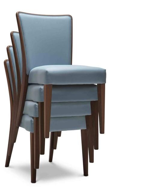 Origins 1971 Стул штабелируемый тканевый с обивкой Nob sun-id-1395301 - Вид №4