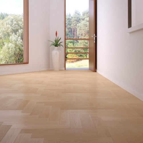 Паркет Ёлка Marco Ferutti Hermitage Арктик Дуб Любая на выбор (Гладкая) 610х122 мм 2600700107 - Вид №4