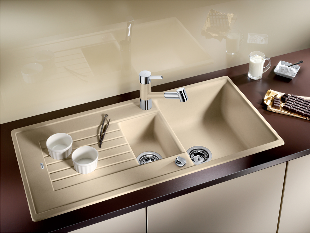 514741 Кухонная мойка Blanco Zia 6 S алюметаллик  Blanco Zia Алюметаллик - Вид №1