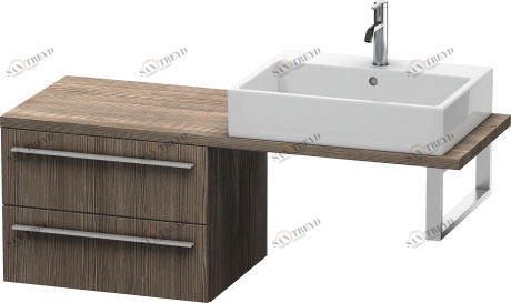 XL542805151 X-Large Шкафчик для компактной консоли Сосна коричневая, декор Duravit