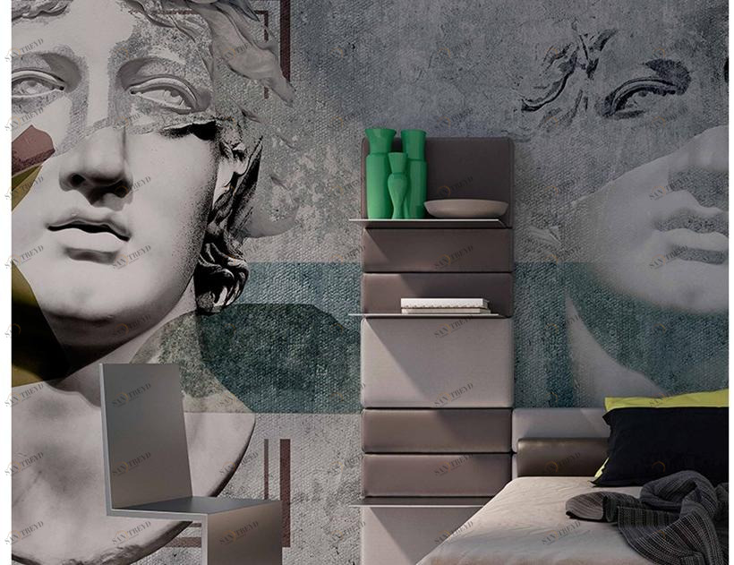 YO2 Виниловые обои с рисунком Torso figures sun-id-1493871