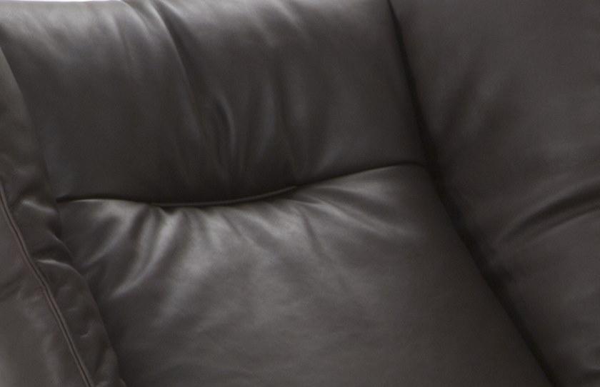 Natuzzi Откидывающееся кожаное кресло с подставкой для ног sun-id-1407593 - Вид №2