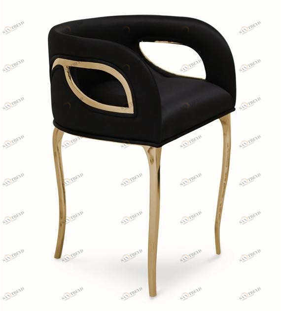 KOKET Мягкое бархатное кресло с подлокотниками Chandra sun-id-1505883