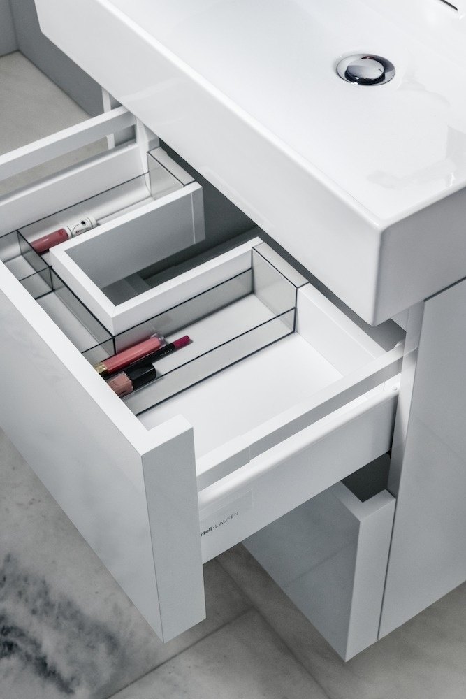 H4075690336431 Шкафчик под раковину, 2 ящика, включает в комплект органайзер, для раковин 810333, 810338, 810339, 813332 LAUFEN PRO - Вид №10