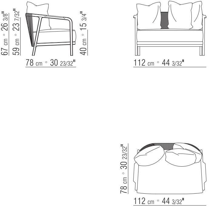 Flexform Диван из ткани Crono sun-id-1424463 - Вид №4