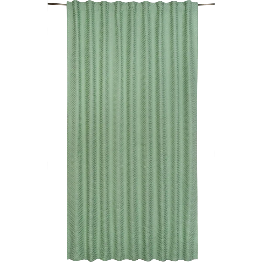 Штора на ленте Kerms Cactus, 200х280 см, геометрия, цвет зелёный 82114181 STLM-2164947 INSPIRE 