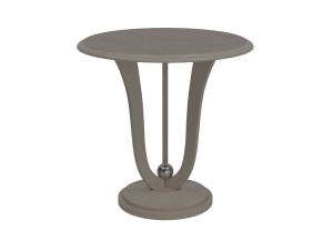 Круглый деревянный журнальный столик