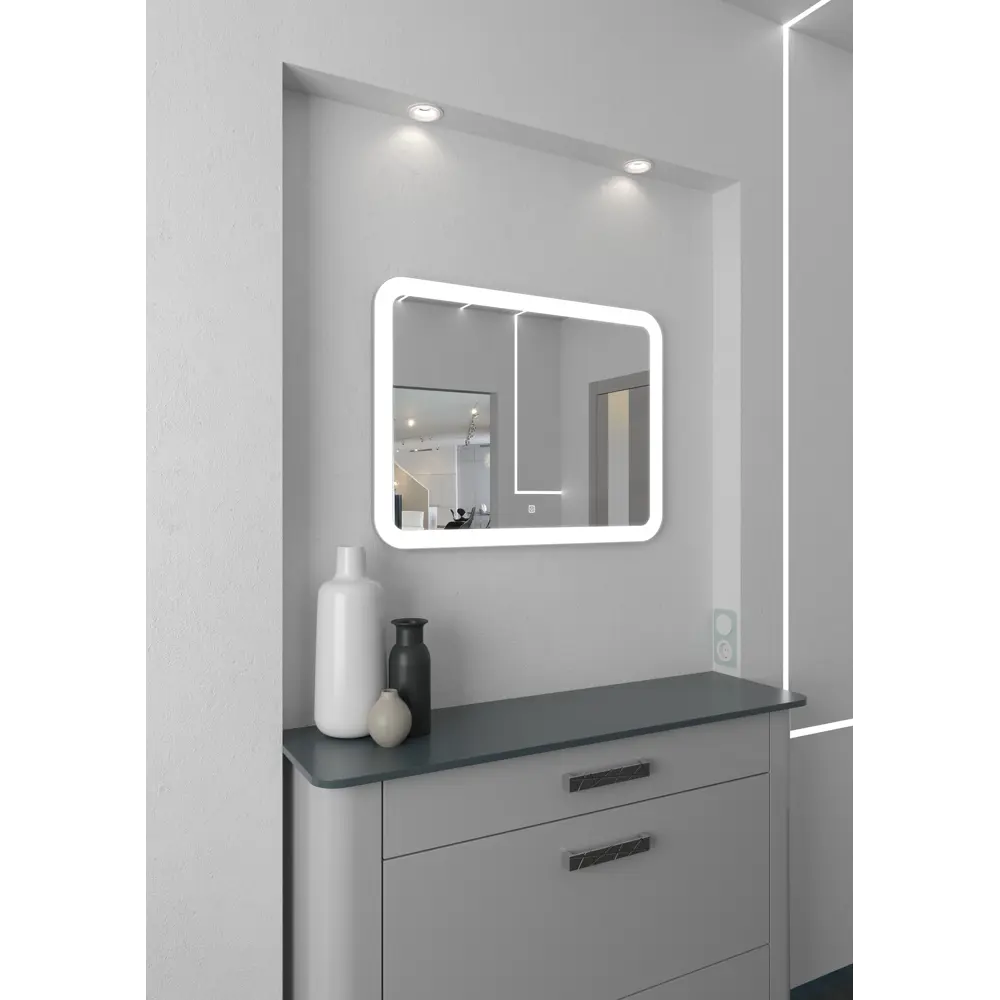 Зеркало Santreyd Luxury с LED-подсветкой и сенсорным управлением 18643901 STLM-0011847 - Вид №11