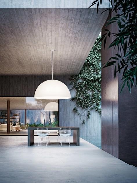 FontanaArte Галогенный подвесной светильник для улицы из полиэтилена Avico sun-id-1438234 - Вид №1