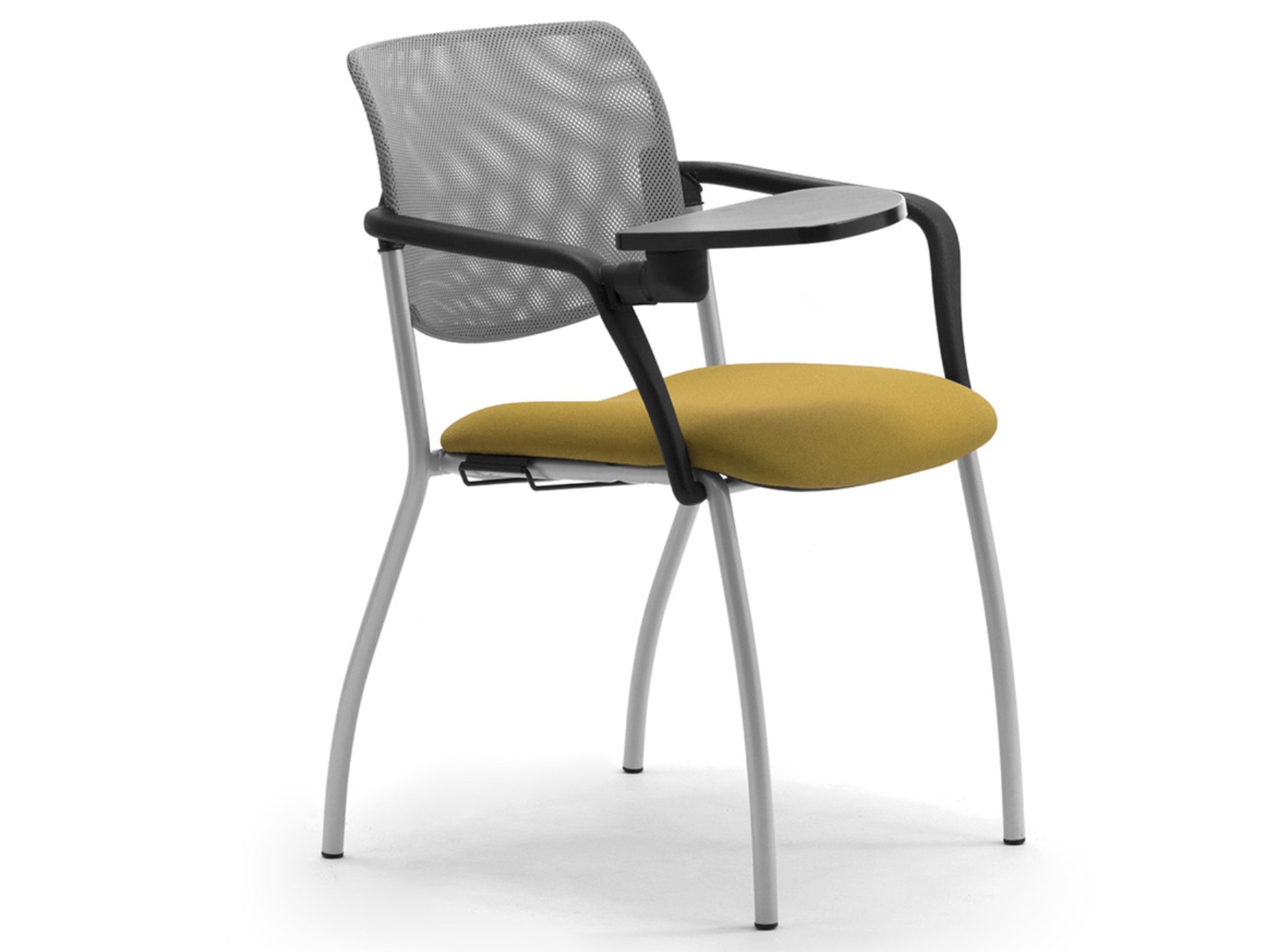 Стул для конференций из стали и ткани с подлокотниками Leyform Laila ARCH-00125612