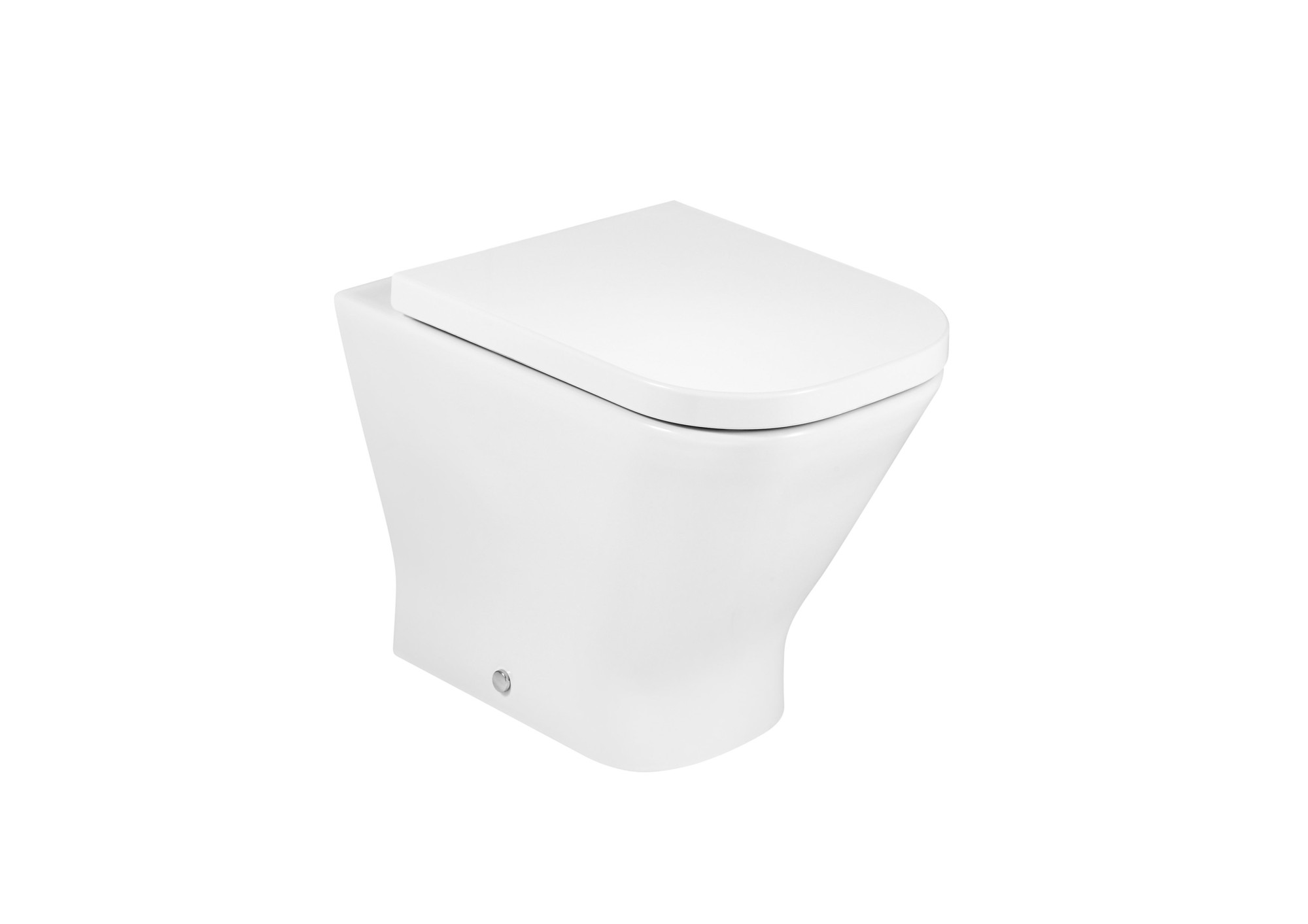 AZ47471000 SQUARE — Настенный унитаз с двойным выпуском (включает чашу Supralit® и мягкую крышку) ROCA The Gap 
