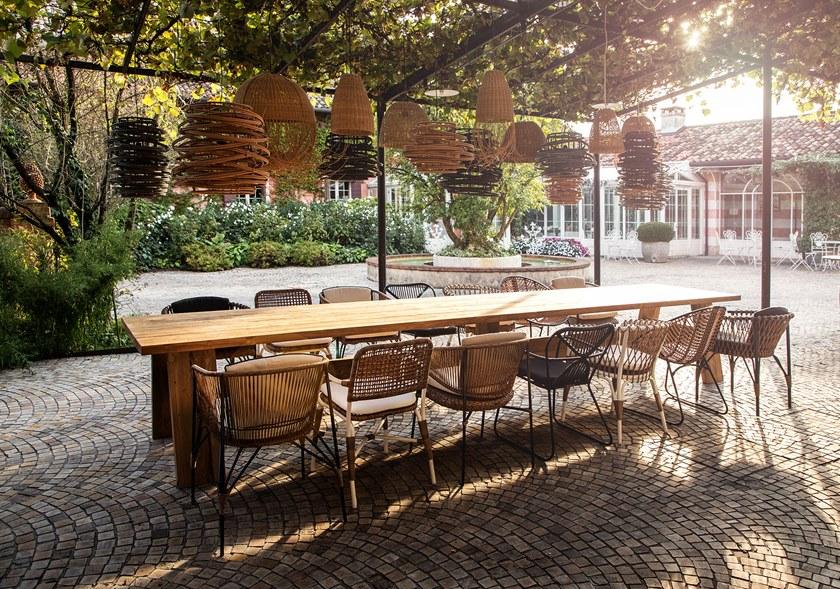 cbdesign Прямоугольный садовый стол из тика King P0098/99/100/101/107 - Вид №4