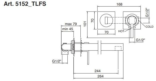 Rubinetterie Treemme Time_out  5151-5152  - Вид №4
