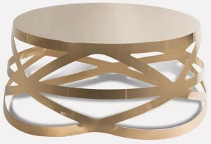 MORADA Круглый журнальный столик из нержавеющей стали Crown Crown ct