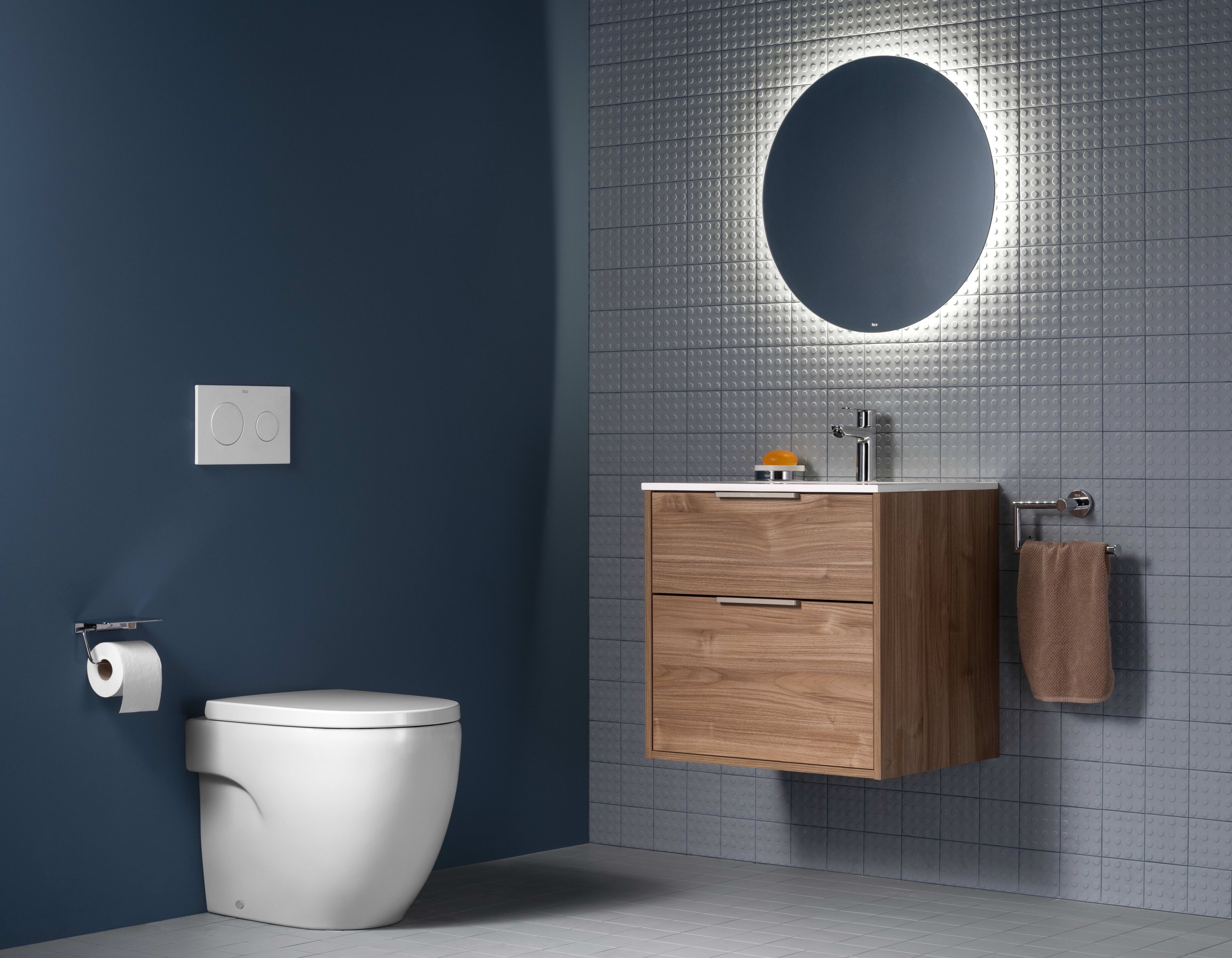 Напольный компактный фарфоровый туалет без бриды Roca Meridian ARCH-00151413 - Вид №1