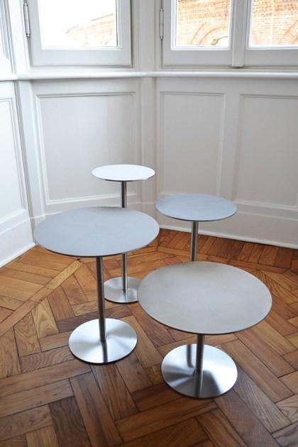 mg12 Круглый журнальный столик из нержавеющей стали Ester Est.001.03 - Вид №3