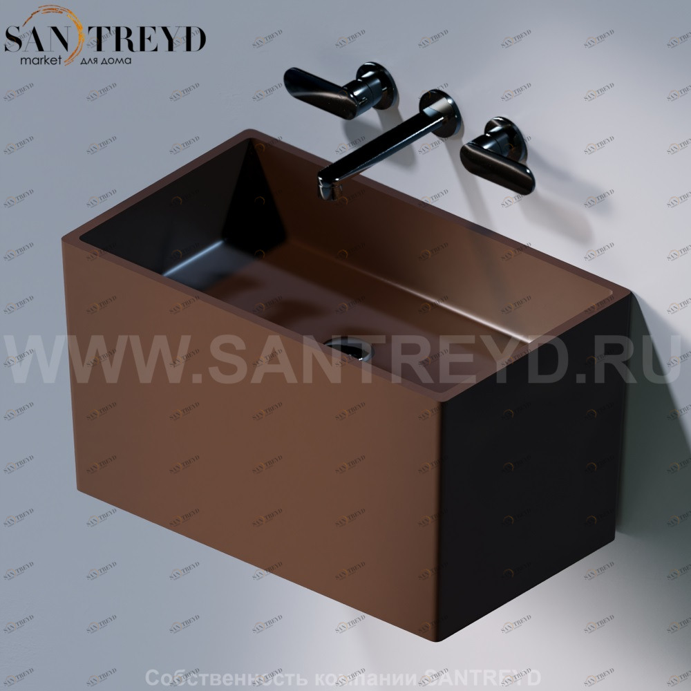 L111.107 Подвесная раковина настенная овальная A. e T. Italia TOWER AeT ITALIA