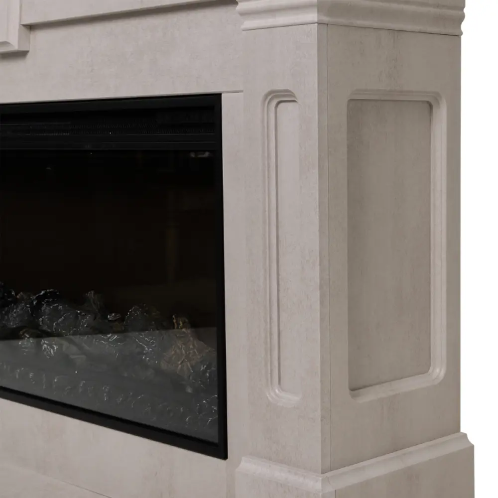 REALFLAME Kellie 36 - обрамление для электрокамина в стиле белого камня 89231561 STLM-1446012 - Вид №9