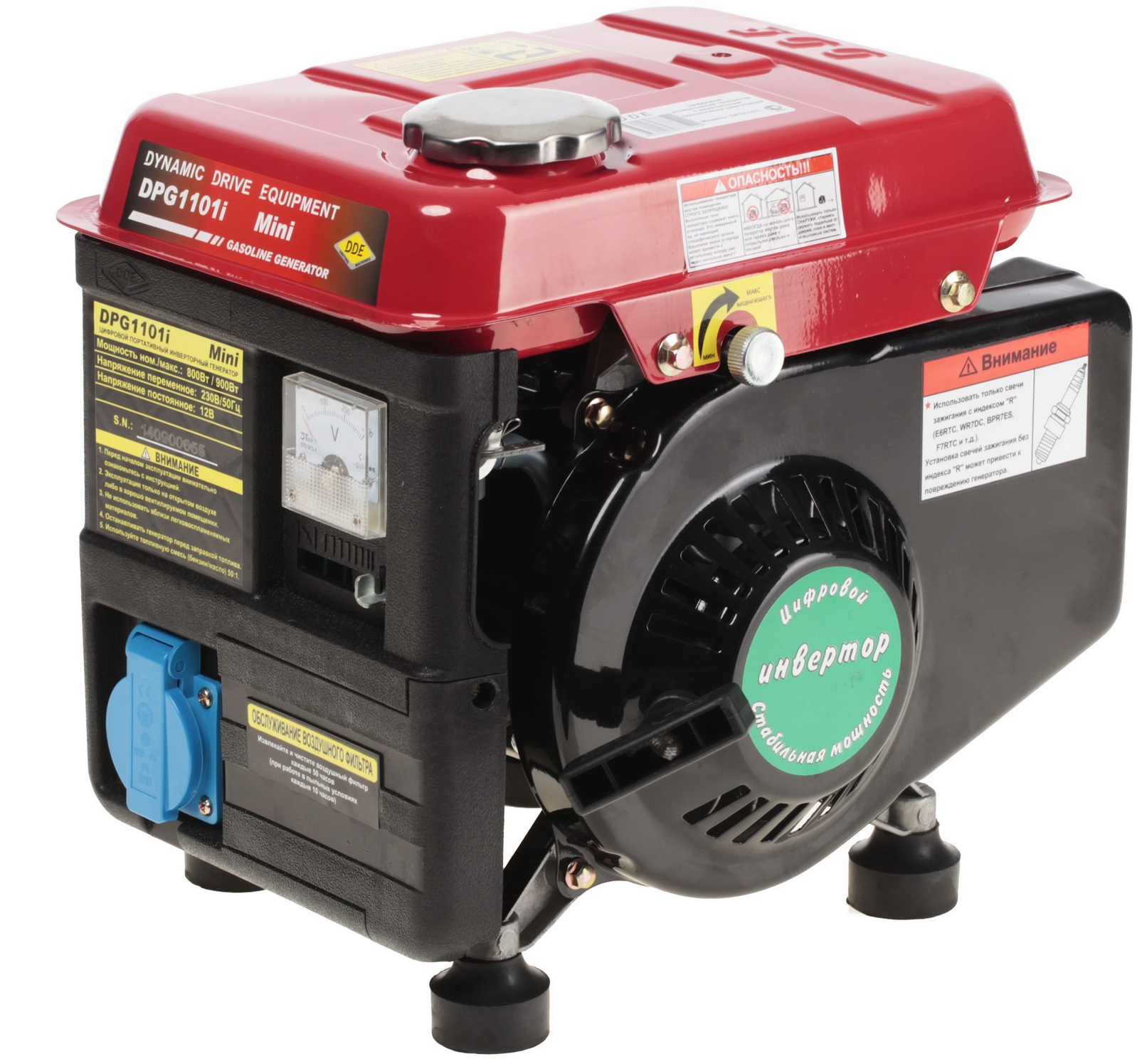 Электрогенератор   бензиновый DDE DPG1101i 6628580 STDN-0066335 - Вид №2