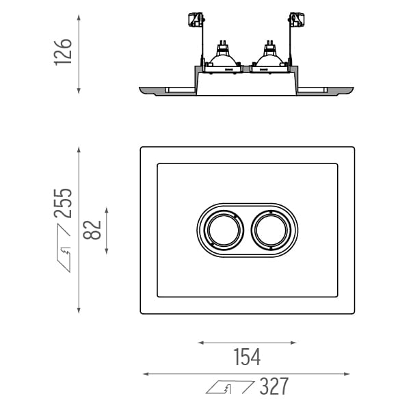 Несколько утопленных потолочных светильников Flos Soft Collection-In ARCH-00058160 - Вид №2