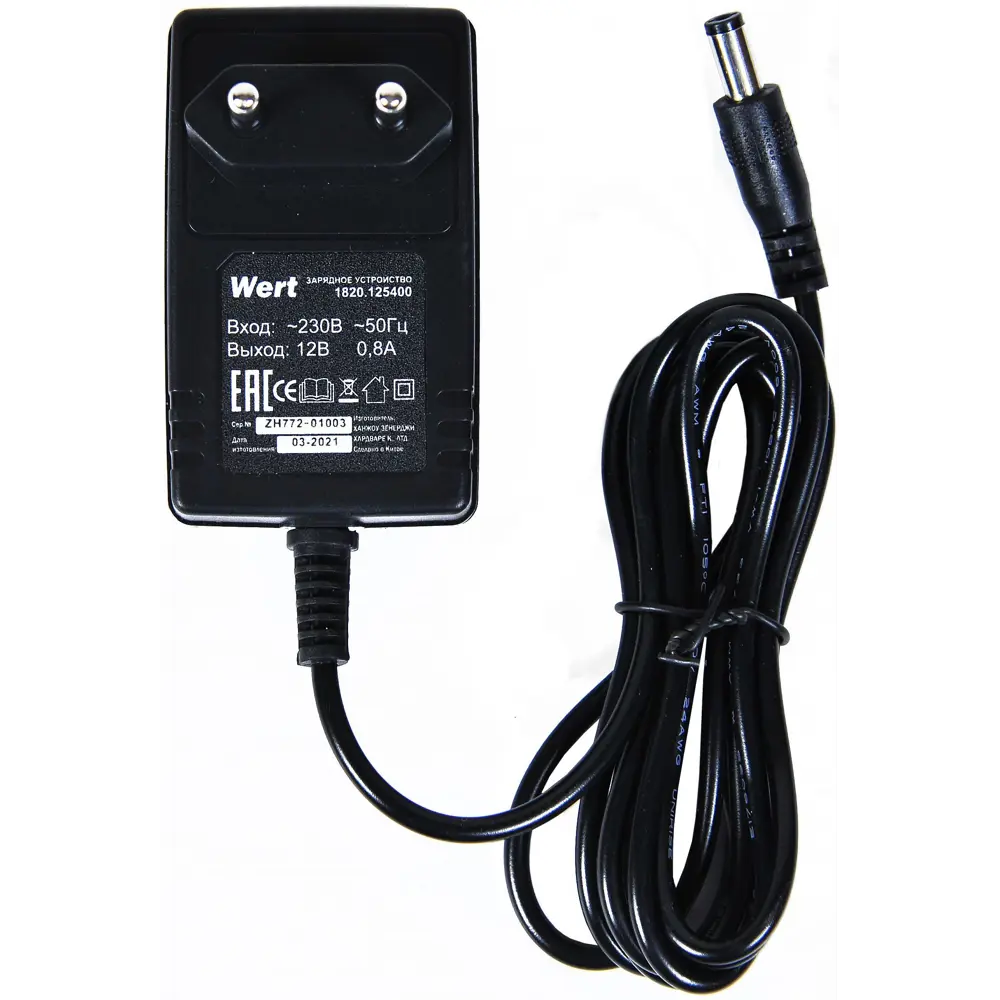 Дрель-шуруповерт аккумуляторная Wert CD 12-2TLi, 12 В Li-ion 2x1.5 Ач STLM-2000642 - Вид №16