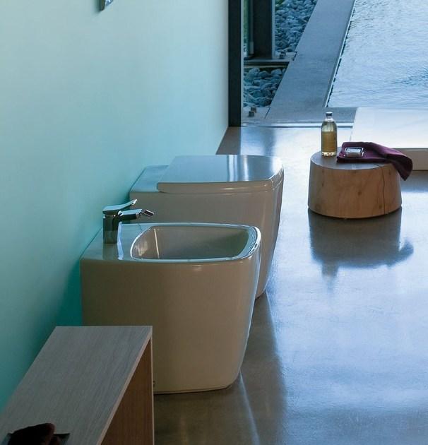 Приставной унитаз напольный Белый Galassia Sa.02 Италия sun-id-1475603 - Вид №2