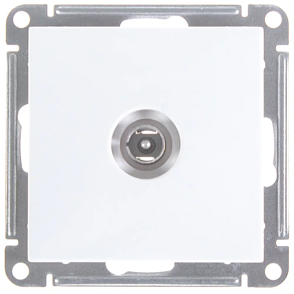ТВ розетка Schneider Electric W59, оконечный, цвет белый 11609487 STLM-2099798 - Вид №1
