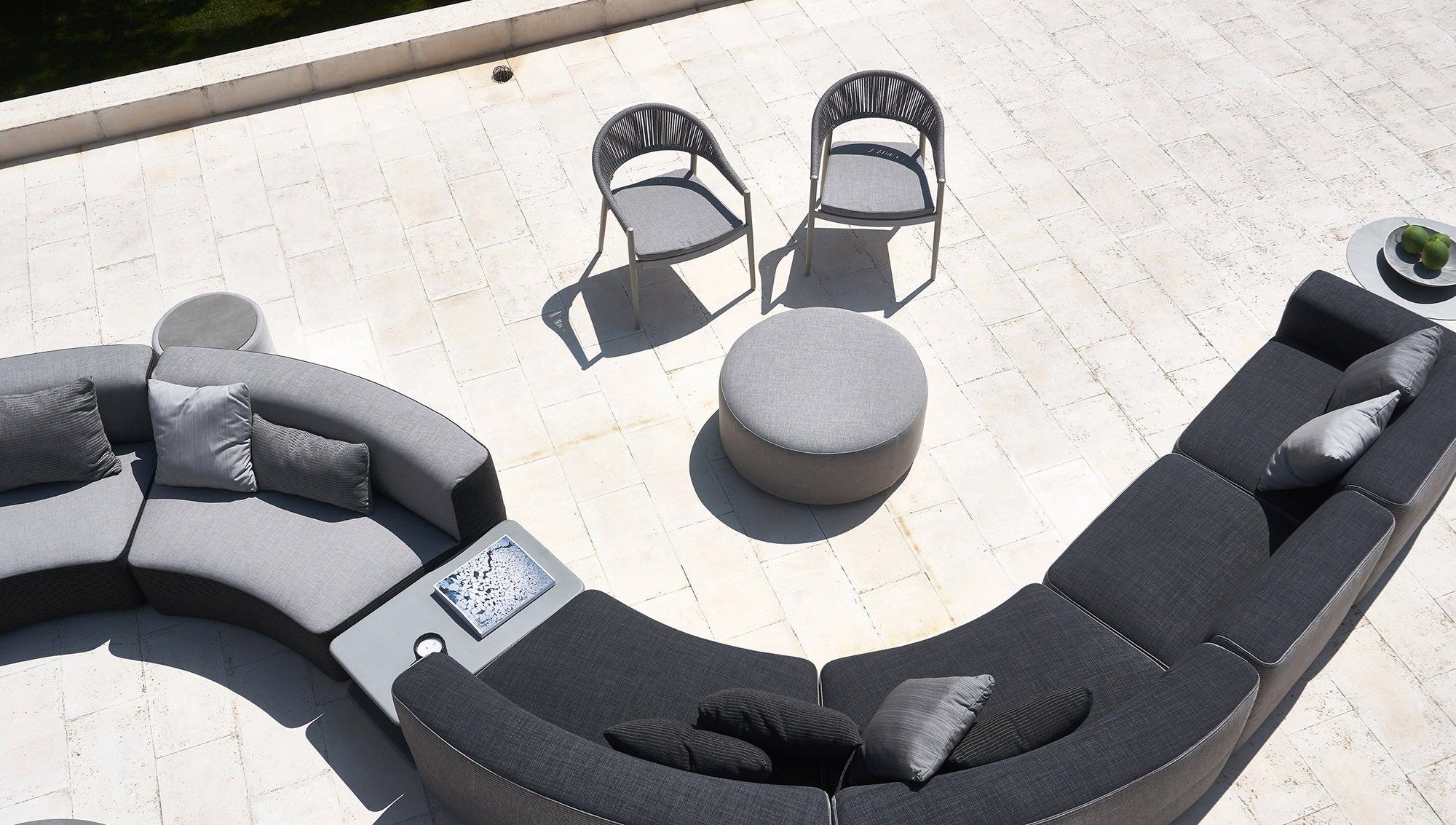 Ткань круглый сад пуфик Varaschin Belt ARCH-00064729 - Вид №5