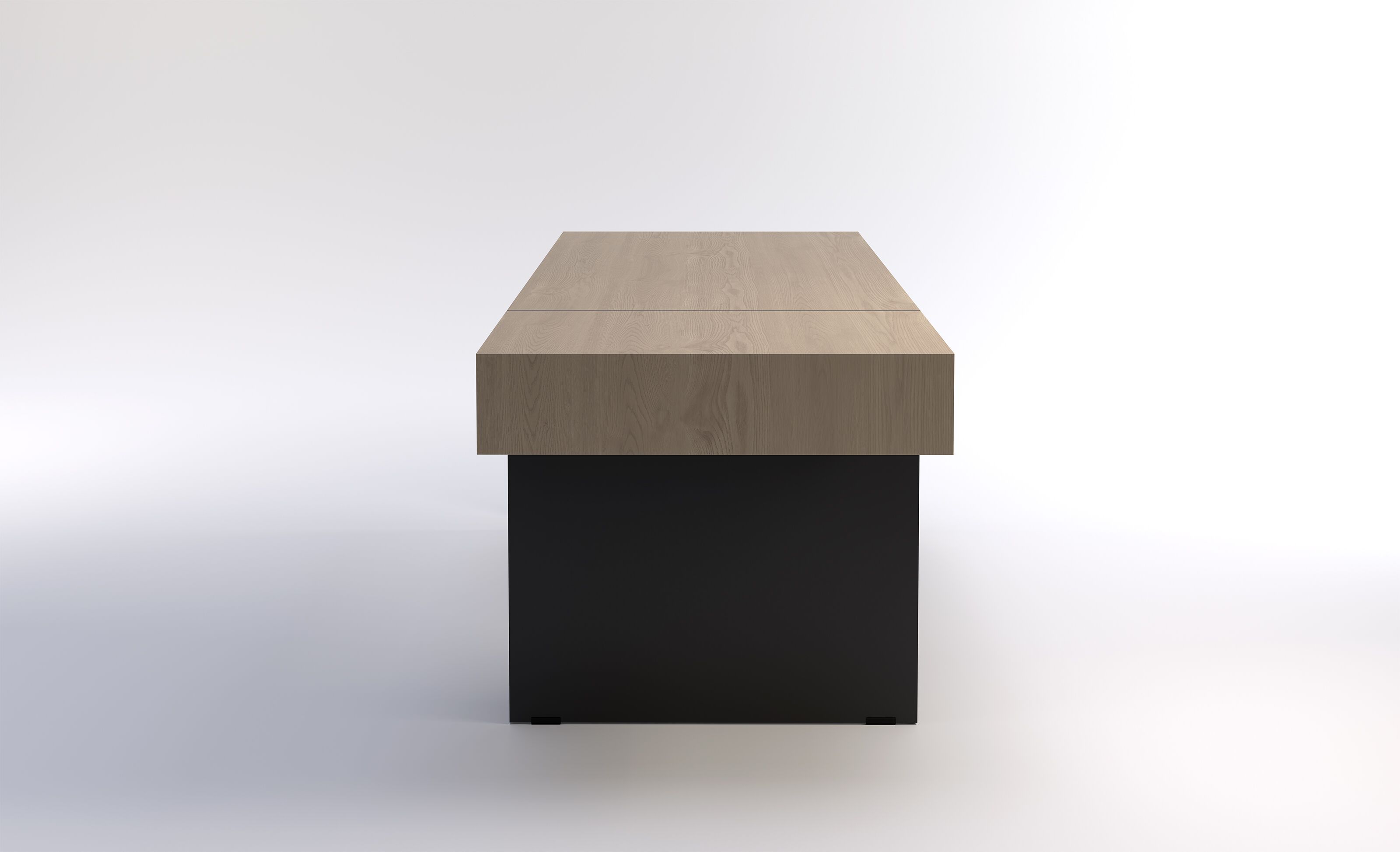 Прямоугольный стол с деревянной столешницей и ящиками Phase Design отдел ARCH-00059833 - Вид №5